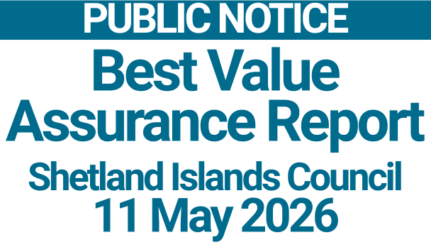 Public Notice - Best Value Assurance Report