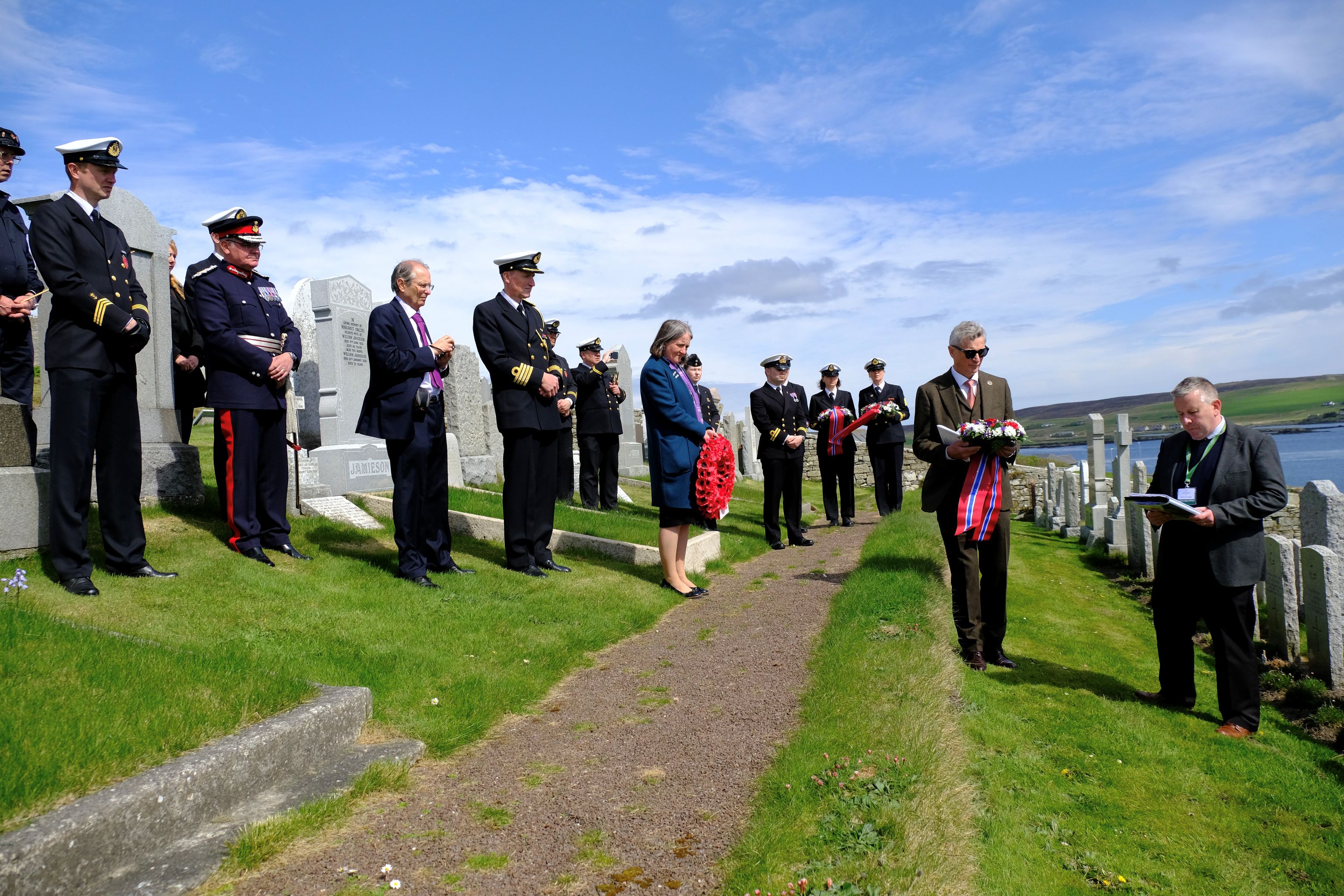 Local Historian Jon Sandison talks about the history of those buried in the lerwick cemetary