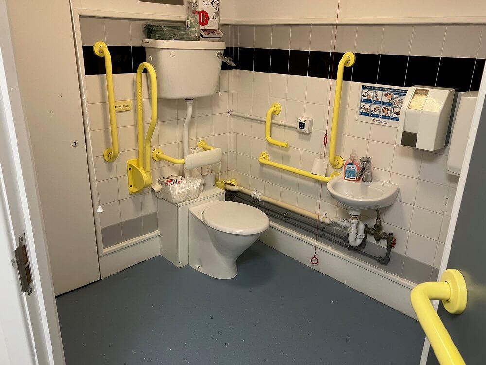 Ground Floor right accessible toilet