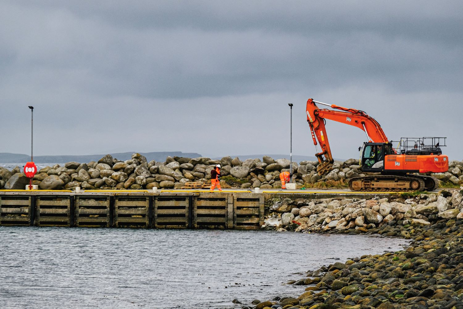 Photo: A recent photo of Grutness pier.