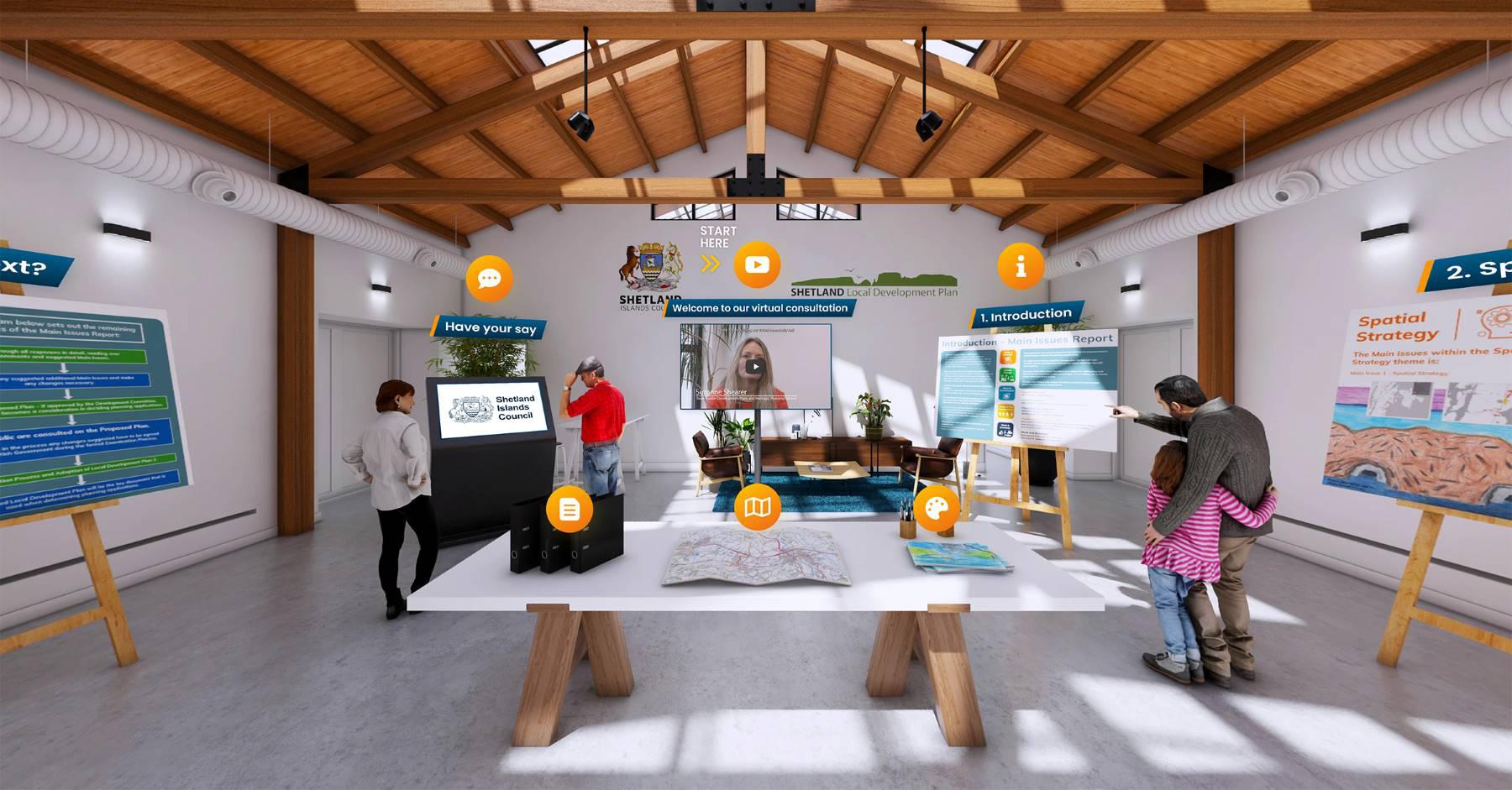 Main issues report hall image