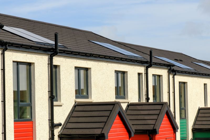 Exterior of south wall