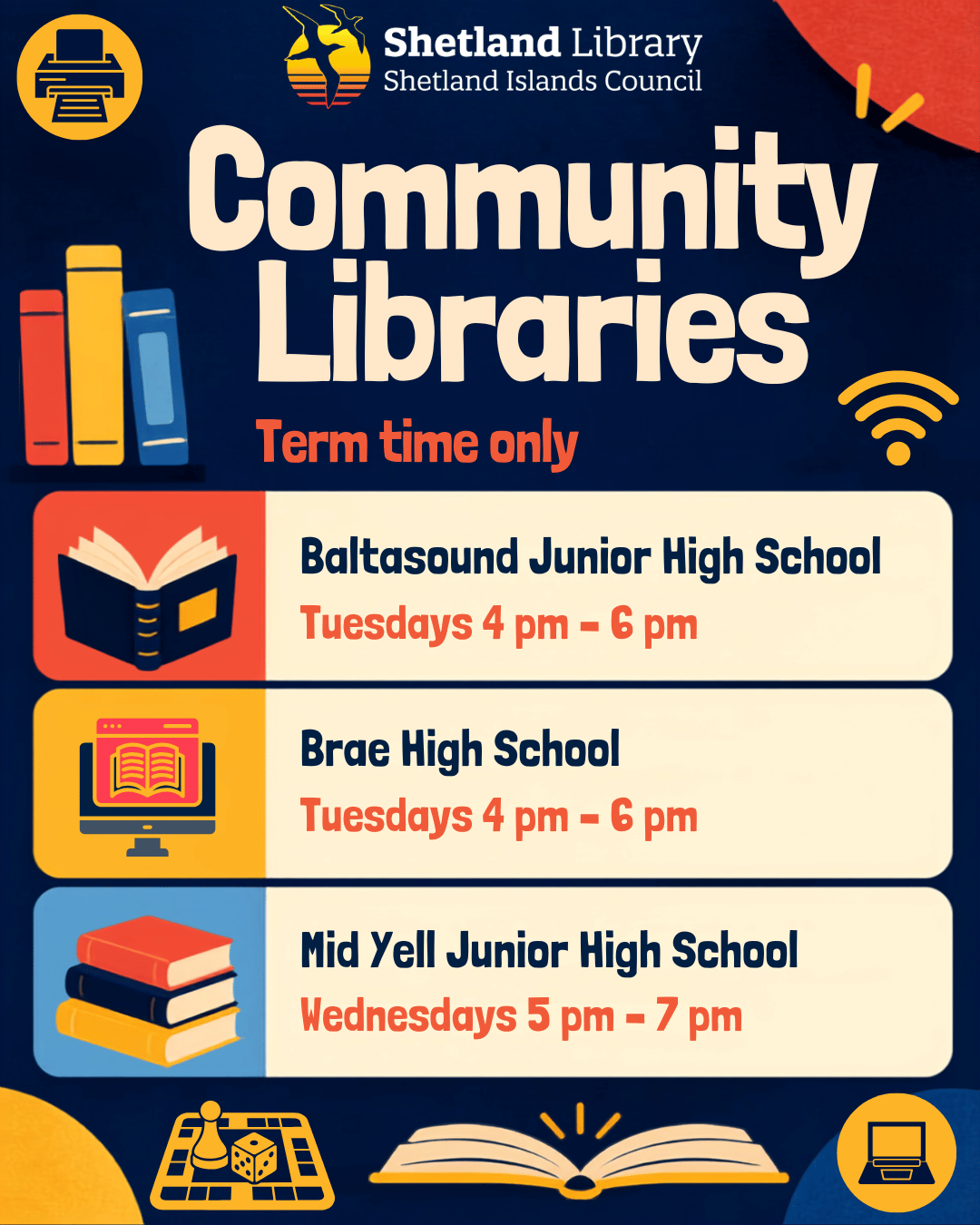 shetland library community libraries