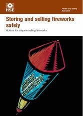 Storing and selling fireworks booklet