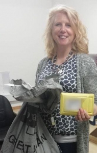 Kaye Riise, senior library assistant with the Talking Newspaper