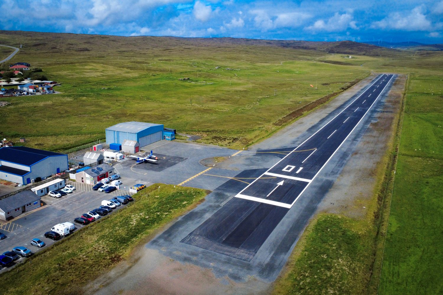 Tingwall Airport. Credit: SIC
