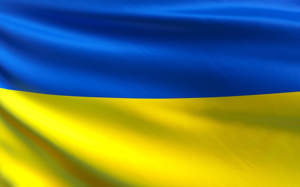 Ukraine flag. Credit: Shutterstock