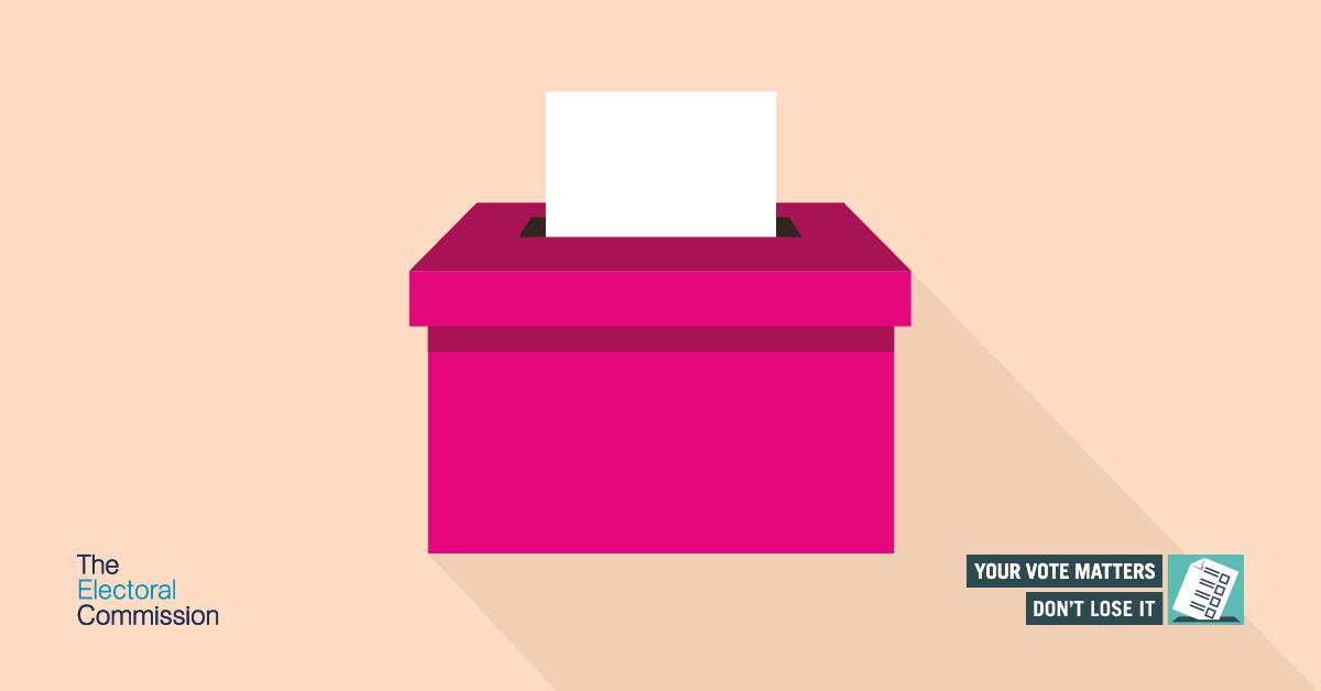 Voting election graphic