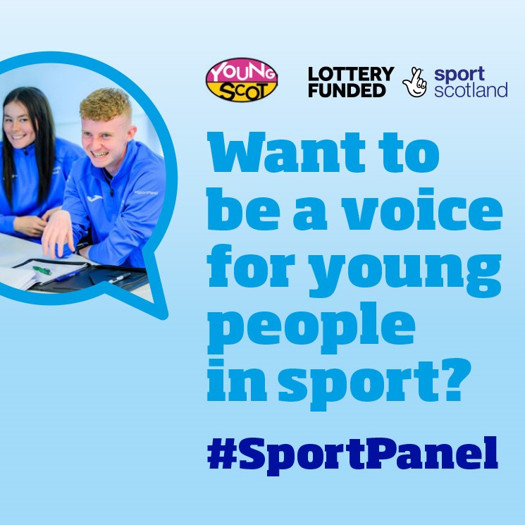 An image with text that says "Want to be a voice for young people in sport?"